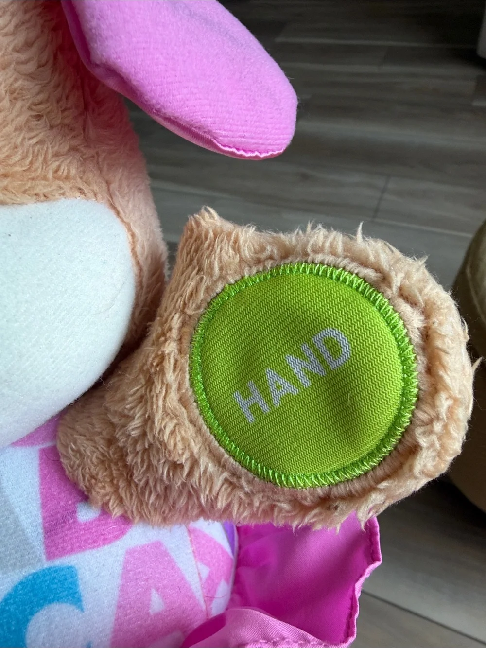 Fisher-Price Interactive Pink Plush Puppy with Music and Hand Buttons